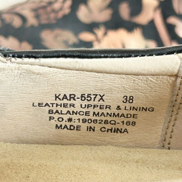 💐 Alegria Comfort Shoes Euro 38 Black Gold Floral Clogs Excellent Fun! 7 7.5 8 - Picture 12 of 16